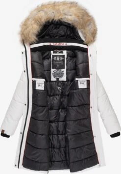 Navahoo Wintermantels Wintermantel Halina Dames Wit -Navahoo f16985c1505580c885e4c4c148527096