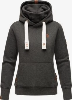 Navahoo Hoodies Sweatshirt Raniaa Dames Donkergrijs