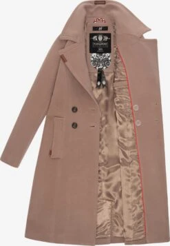 Navahoo Wintermantels Wintermantel Wooly Dames Beige -Navahoo f2344cc6be43059bafb7c5ce8af8d628