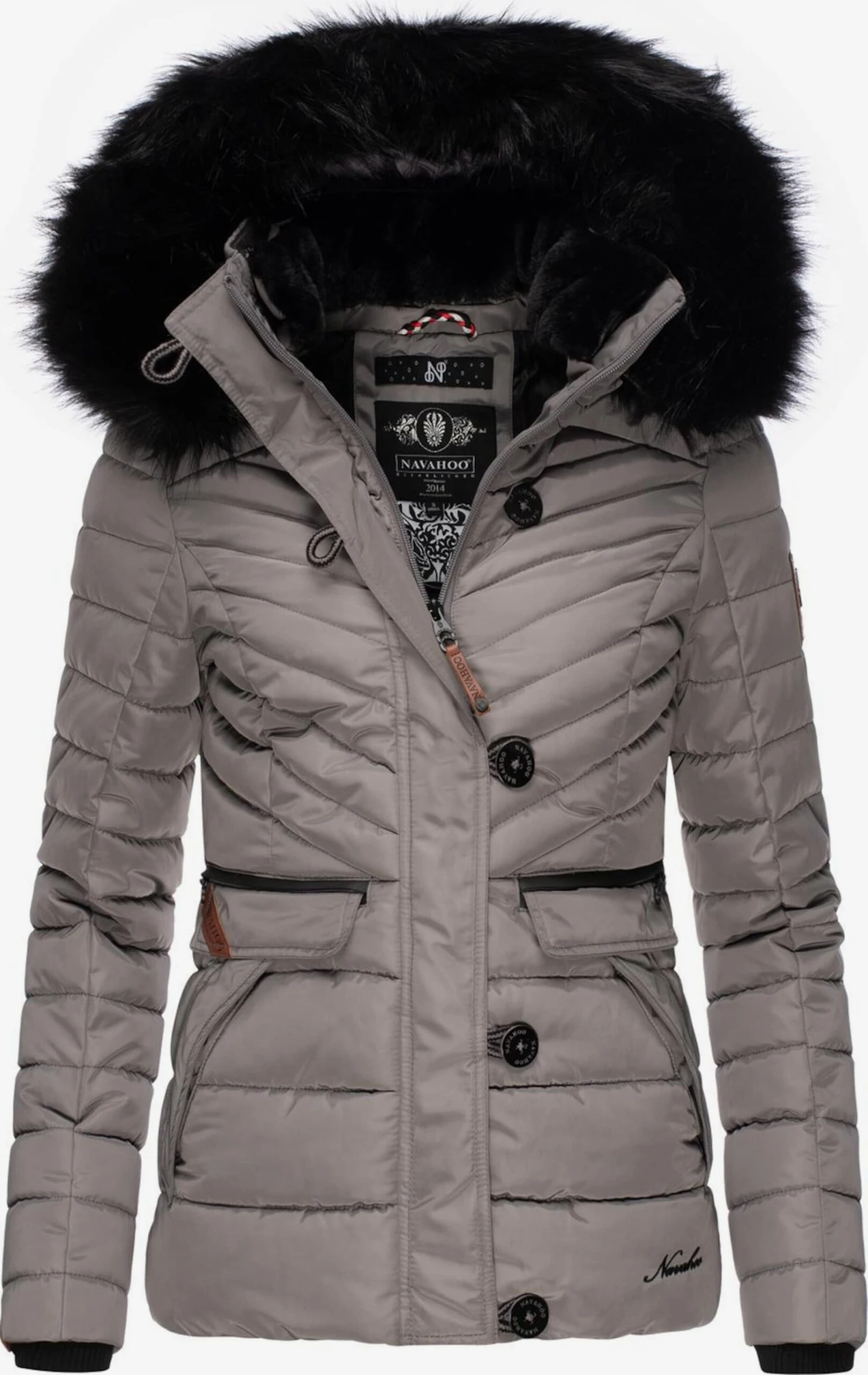 Navahoo Winterjassen Winterjas Wisteriaa Dames Greige 1 Navahoo Winterjassen Winterjas Wisteriaa Dames Greige