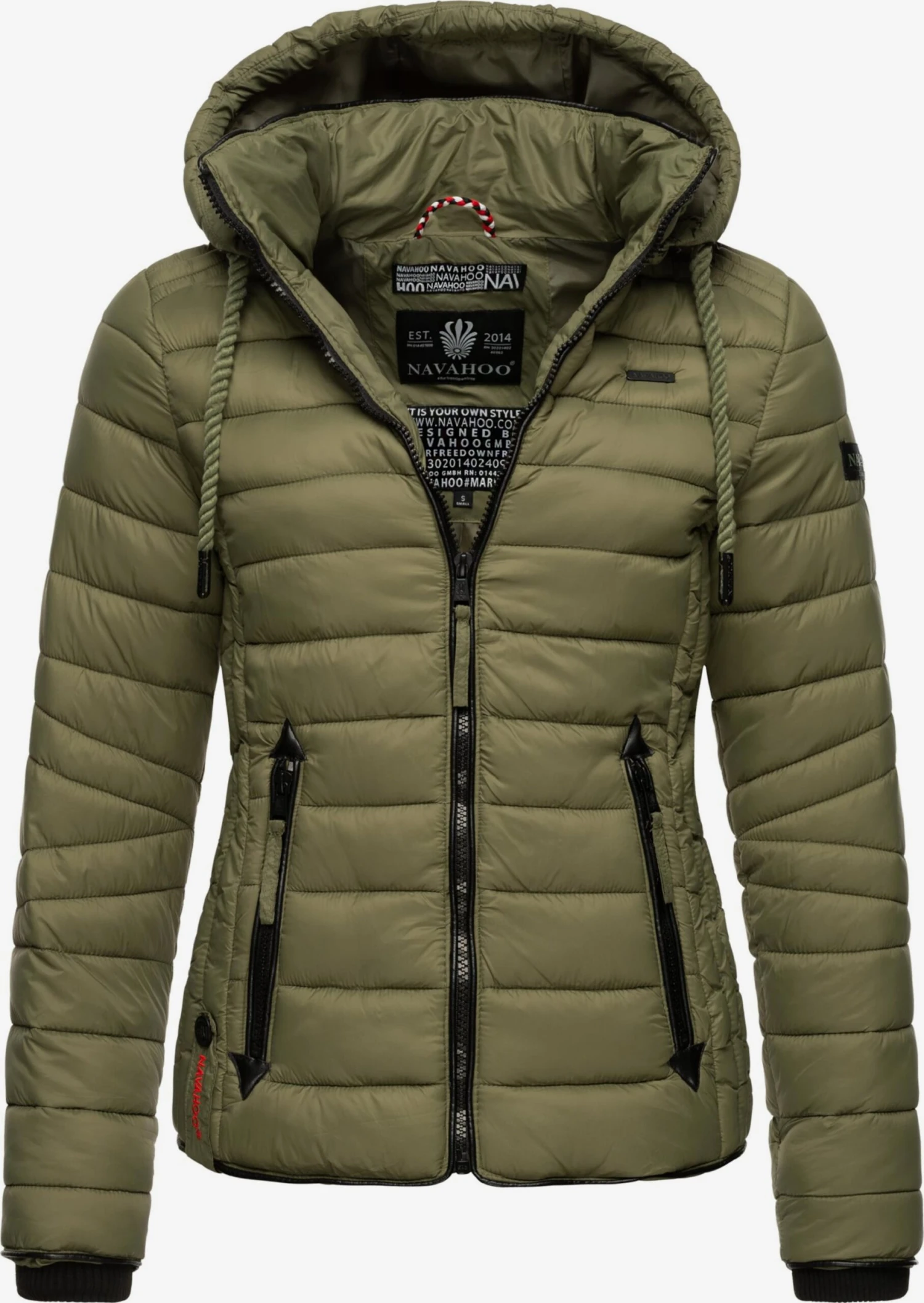 Navahoo Tussenjassen Tussenjas Lulana Dames Olijfgroen 1 Navahoo Tussenjassen Tussenjas Lulana Dames Olijfgroen