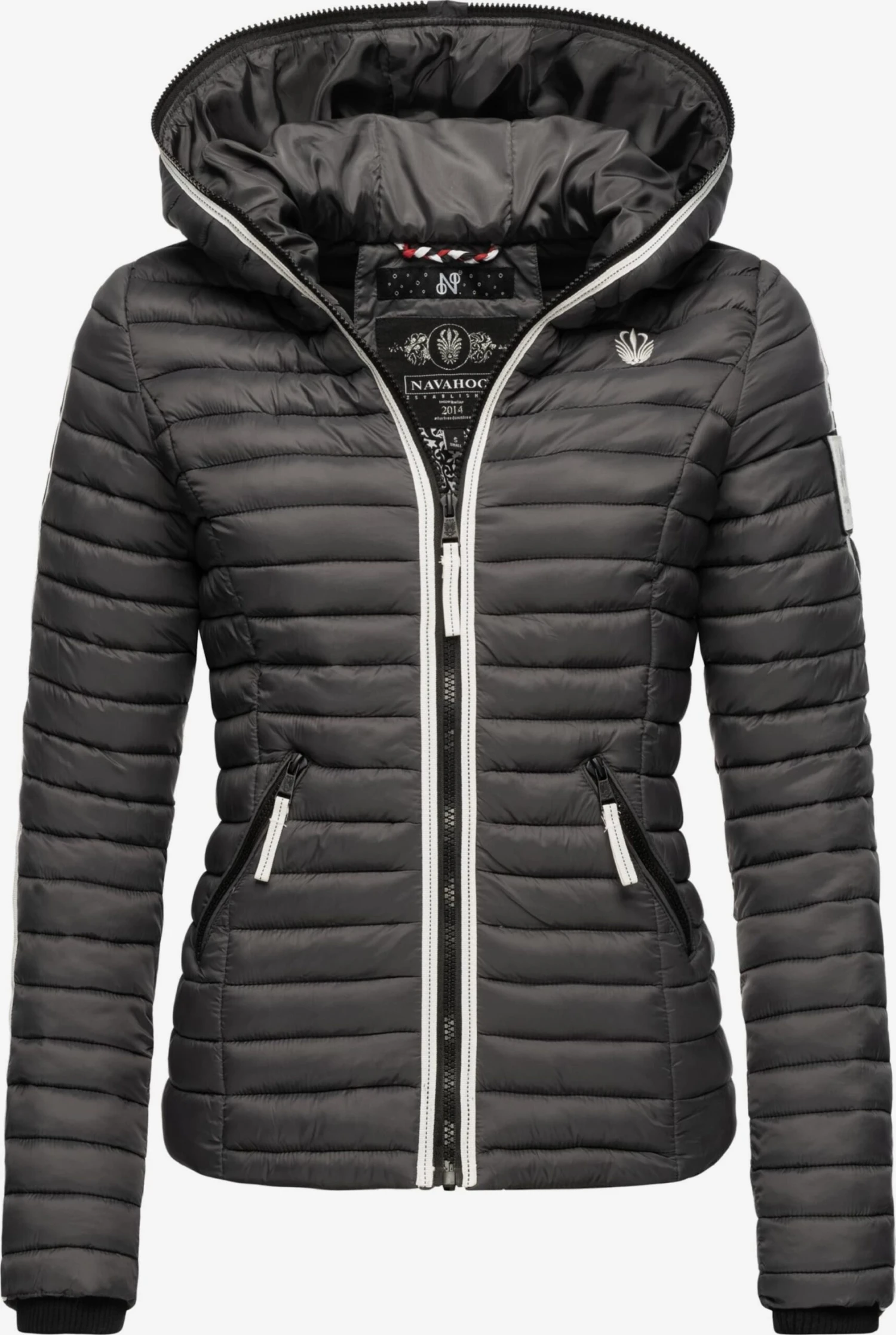 Navahoo Tussenjassen Tussenjas Kimuk Dames Donkergrijs 1 Navahoo Tussenjassen Tussenjas Kimuk Dames Donkergrijs