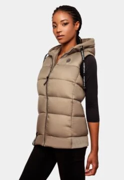 Navahoo Bodywarmers Bodywarmer Kassidy Dames Bruin -Navahoo fe6ddc30040b2aa1a27f394ac6e76ade