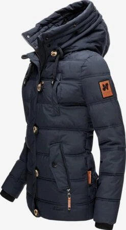 Navahoo Winterjassen Winterjas Zoja Dames Donkerblauw -Navahoo ff3a94b3aa2718a3069b5b76467c5445